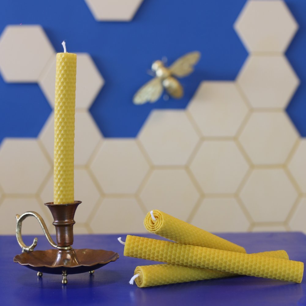 Üçlü Sarma Şamdan Mum Seti